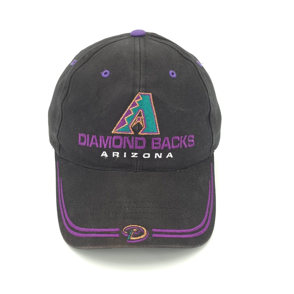 Arizona Diamondbacks Hat Cap Mens Strap Back Black MLB Baseball Twins Enterprise